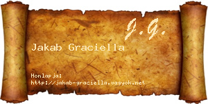 Jakab Graciella névjegykártya